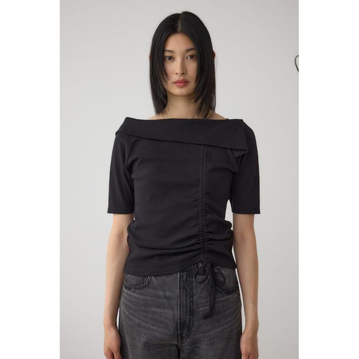 スクエアネックドロストカットトップス | AZUL BY MOUSSY | 詳細画像14 