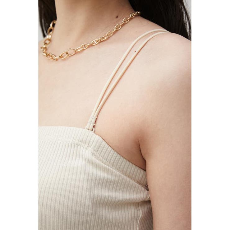 A/B DOUBLE STRAP TUBE TOP | AZUL BY MOUSSY | 詳細画像9 