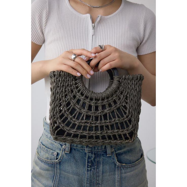 BLK | 編み込みショルダーバッグ | AZUL BY MOUSSY