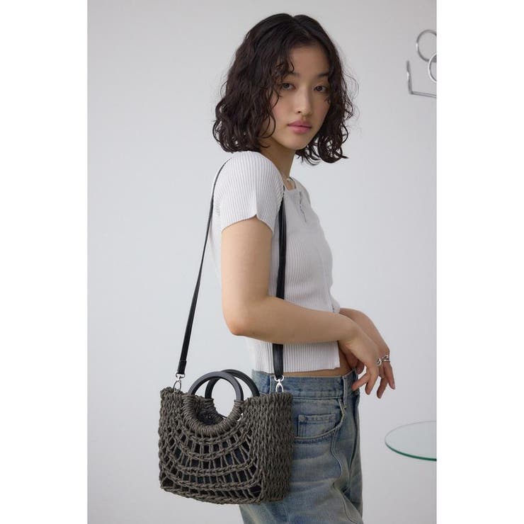 編み込みショルダーバッグ | AZUL BY MOUSSY | 詳細画像14 