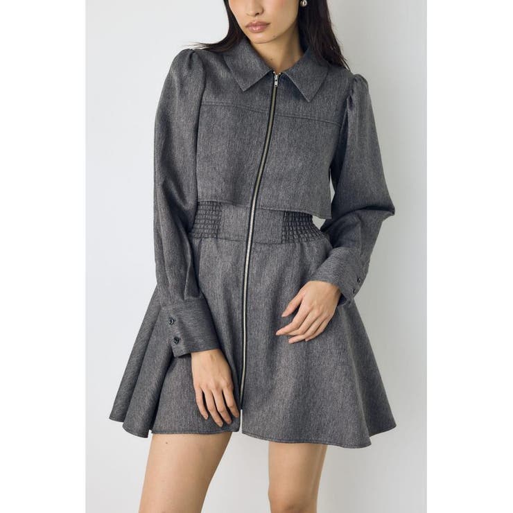 ジップフレアワンピース | AZUL BY MOUSSY | 詳細画像19 