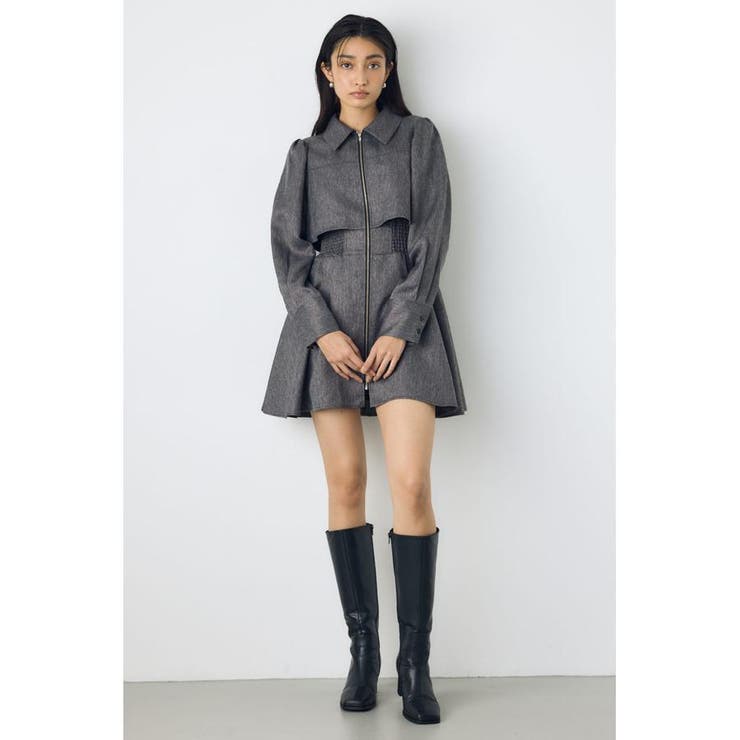 ジップフレアワンピース | AZUL BY MOUSSY | 詳細画像20 