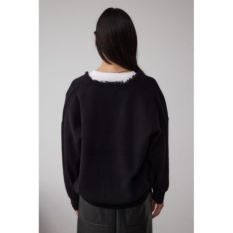 Vネックフリンジスウェッターニット | AZUL BY MOUSSY | 詳細画像7 