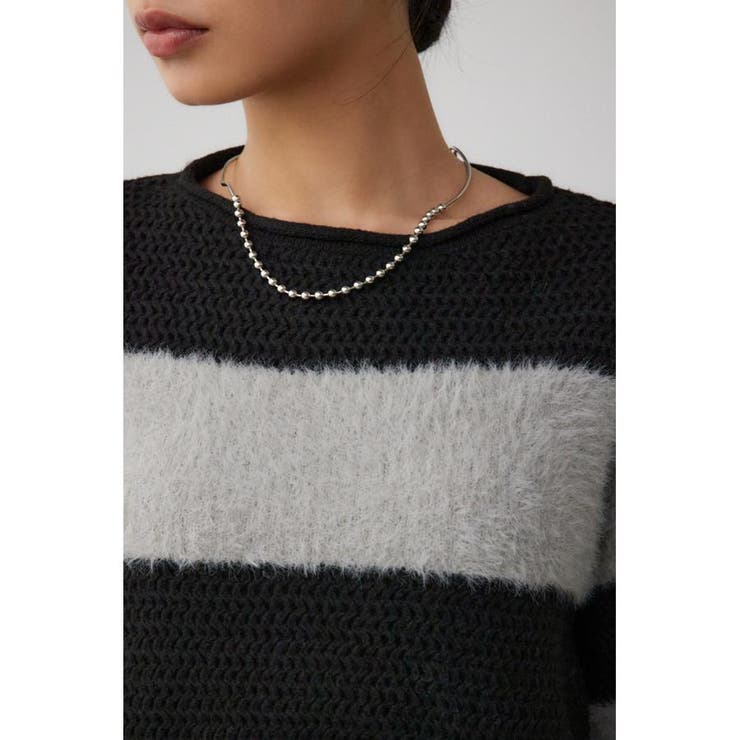 シャギーボーダープルオーバー | AZUL BY MOUSSY | 詳細画像18 