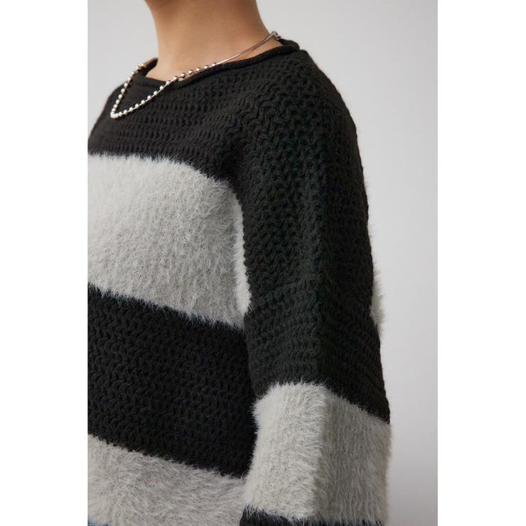 シャギーボーダープルオーバー | AZUL BY MOUSSY | 詳細画像19 