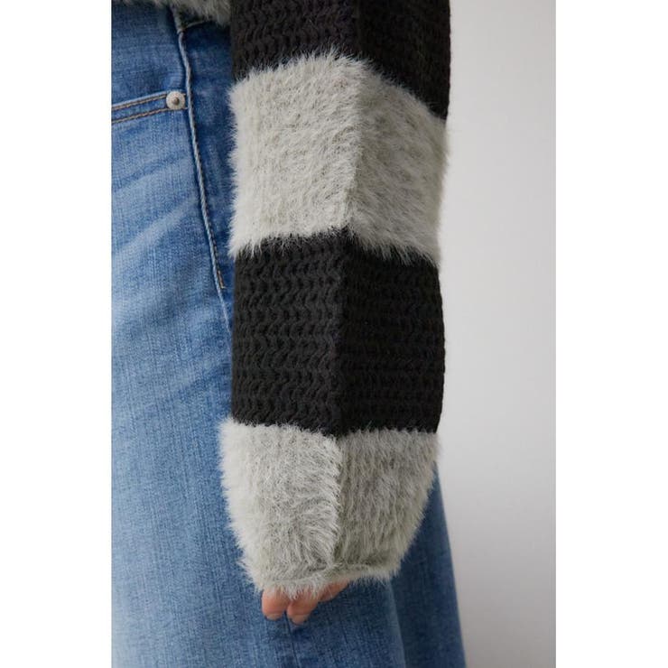 シャギーボーダープルオーバー | AZUL BY MOUSSY | 詳細画像20 