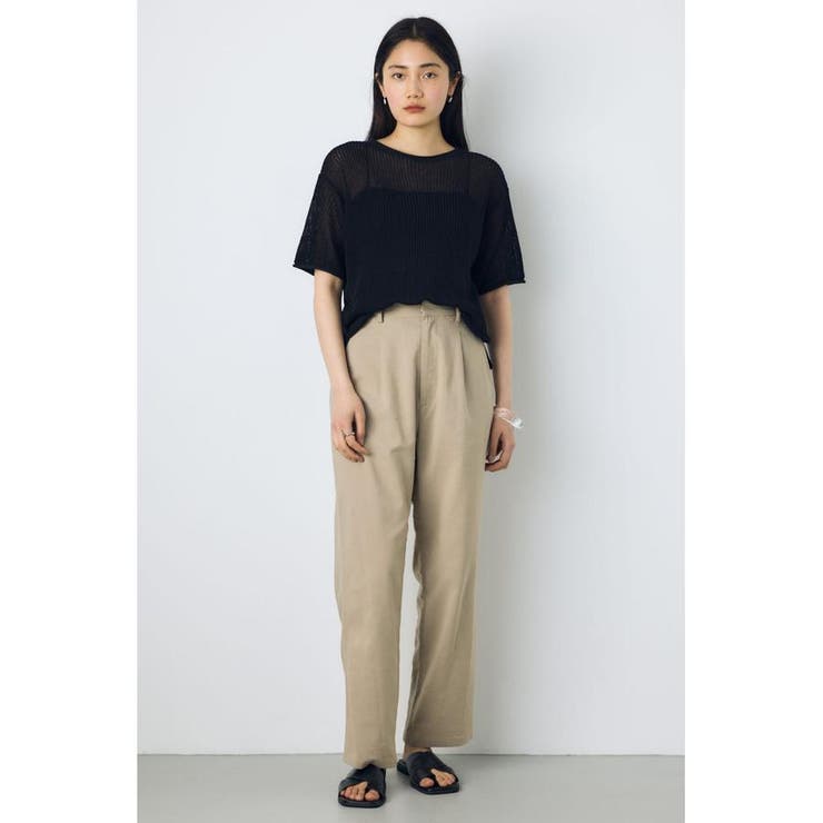 畔編み半袖ニットトップス | AZUL BY MOUSSY | 詳細画像16 