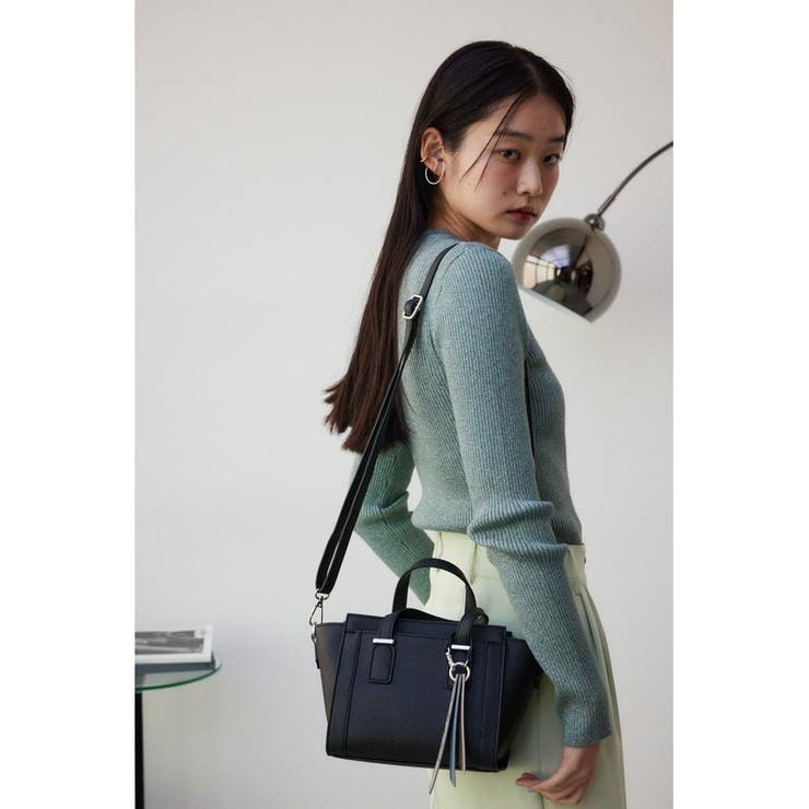 チャームセットトラペイズドバッグ | AZUL BY MOUSSY | 詳細画像11 