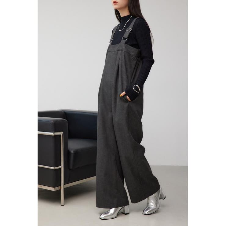 柄GRY5 | ベアワイドオールインワン | AZUL BY MOUSSY