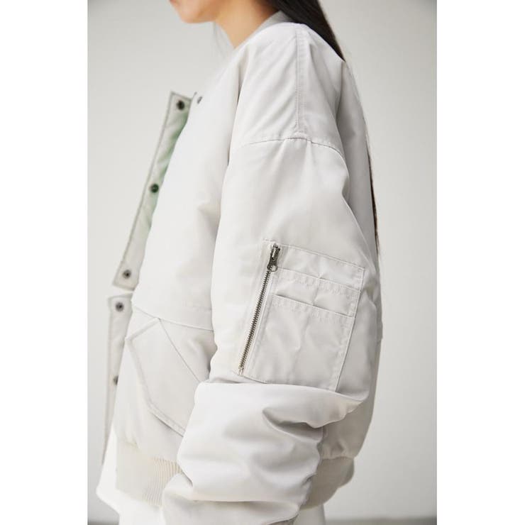 お値下げ☆MOUSSY MA-1 ホワイト 2015