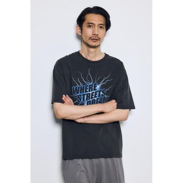 ライトニングTシャツ | AZUL BY MOUSSY | 詳細画像3 