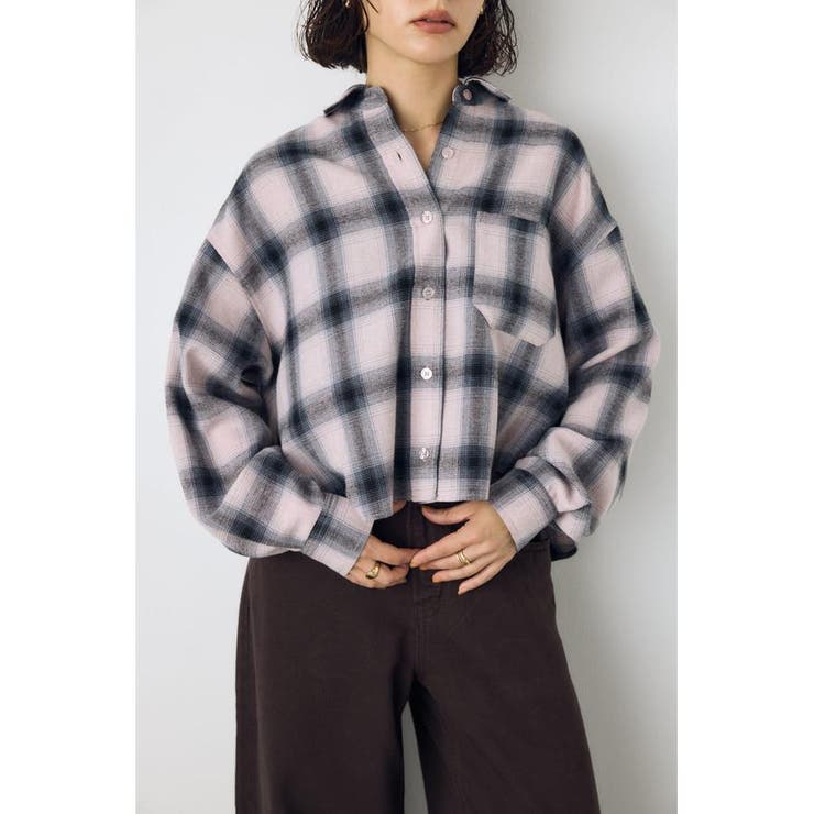 アソート柄チェックシャツ | AZUL BY MOUSSY | 詳細画像40 