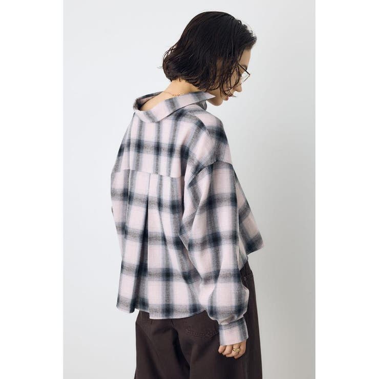 アソート柄チェックシャツ | AZUL BY MOUSSY | 詳細画像42 