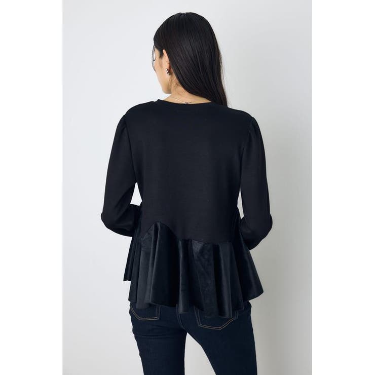 ベロアフリルヘムカットトップス | AZUL BY MOUSSY | 詳細画像3 