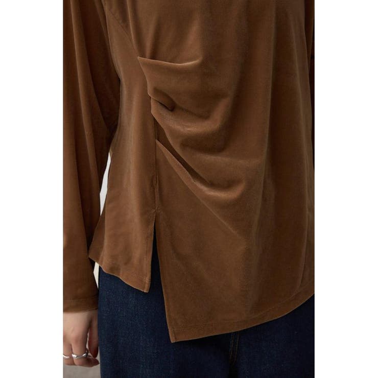 ベロアアシメカットトップス | AZUL BY MOUSSY | 詳細画像31 