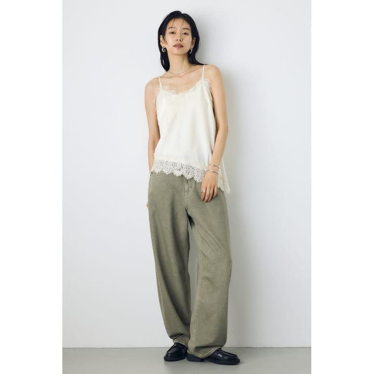 レースサテンアシメキャミソール | AZUL BY MOUSSY | 詳細画像6 