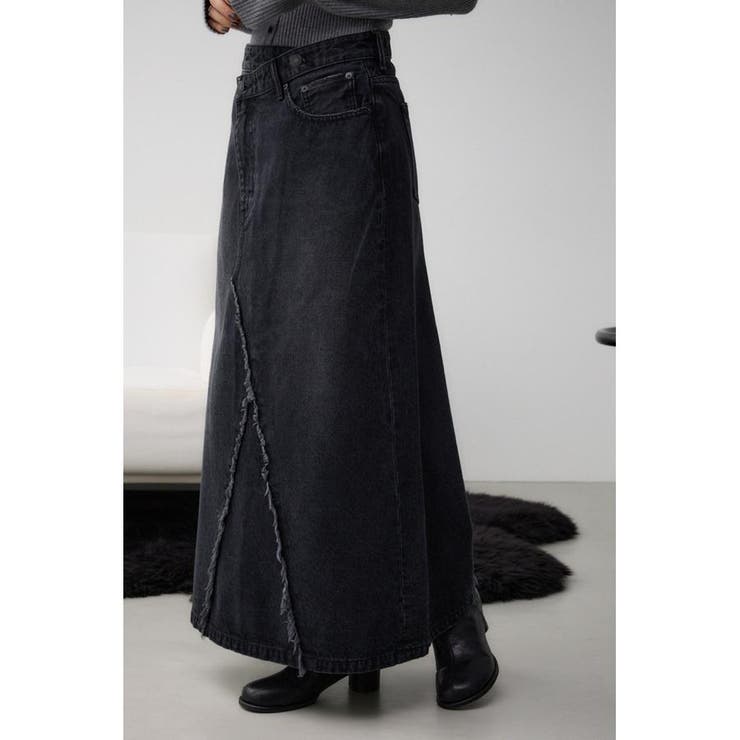 AZUL DENIM クロスウエストデニムスカート | AZUL BY MOUSSY | 詳細画像2 