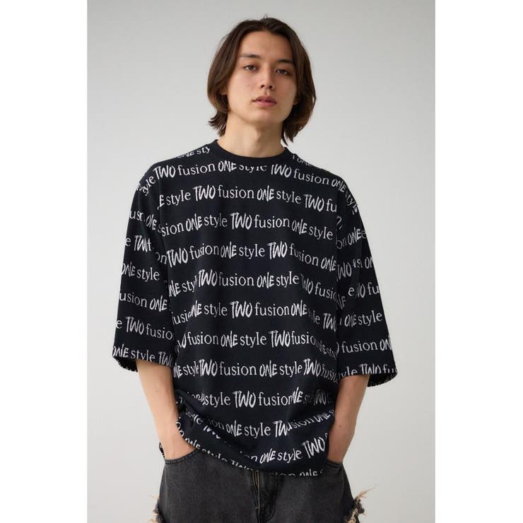 ジャガード総柄7分袖トップス | AZUL BY MOUSSY | 詳細画像2 