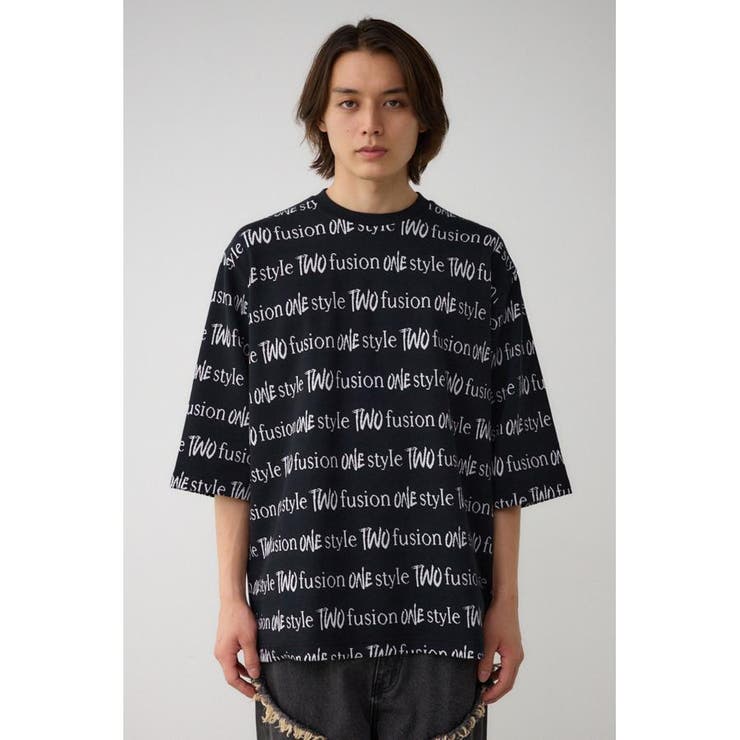 ジャガード総柄7分袖トップス | AZUL BY MOUSSY | 詳細画像4 