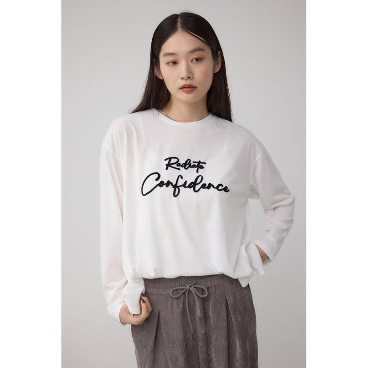 シシュウロゴロングスリーブTシャツ | AZUL BY MOUSSY | 詳細画像3 