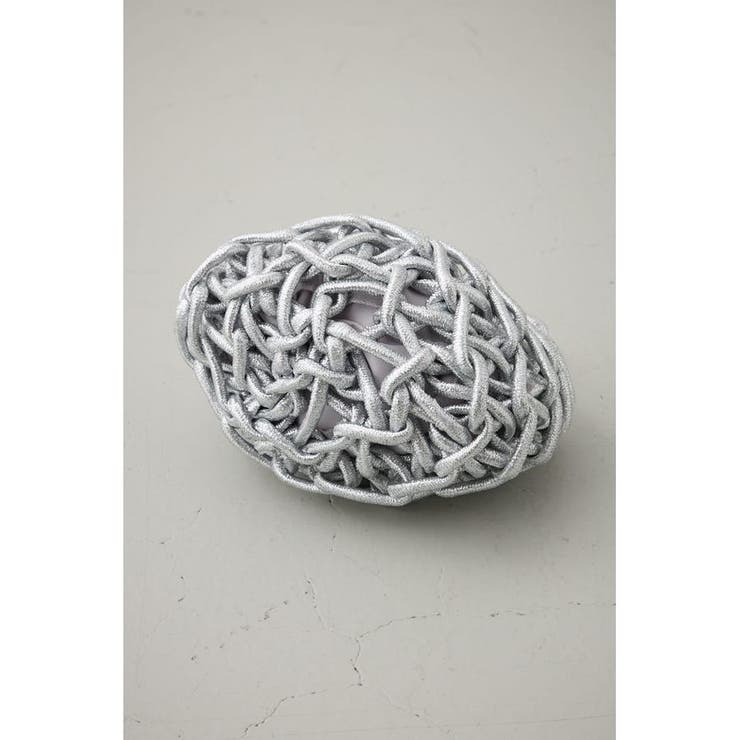 メタルハンドルメタリック編み込みバッグ | AZUL BY MOUSSY | 詳細画像21 