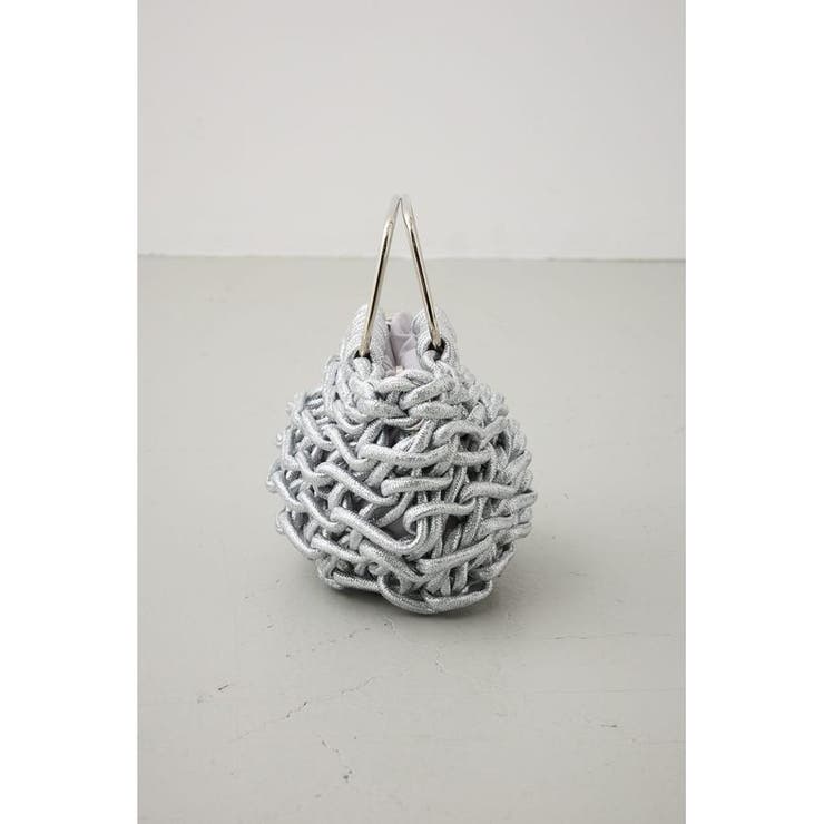 メタルハンドルメタリック編み込みバッグ | AZUL BY MOUSSY | 詳細画像17 