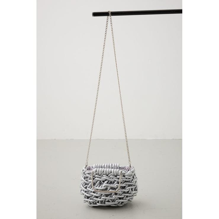 メタルハンドルメタリック編み込みバッグ | AZUL BY MOUSSY | 詳細画像19 