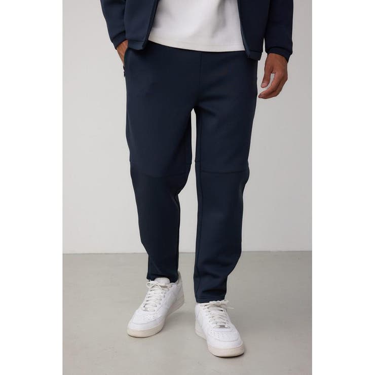 D/NVY3 | ダブルニットスリムパンツ | AZUL BY MOUSSY