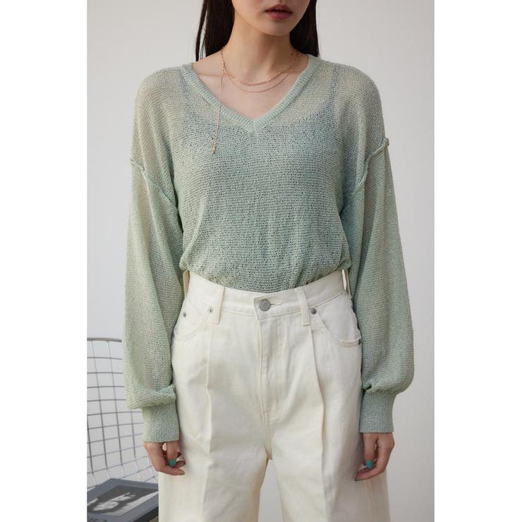 シアーグリッタールーズニット | AZUL BY MOUSSY | 詳細画像25 