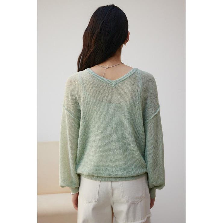 シアーグリッタールーズニット | AZUL BY MOUSSY | 詳細画像36 