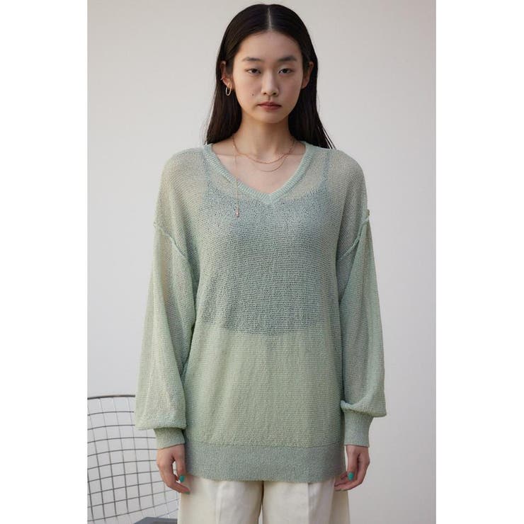 シアーグリッタールーズニット | AZUL BY MOUSSY | 詳細画像28 