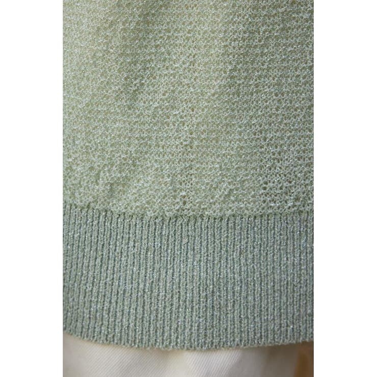 シアーグリッタールーズニット | AZUL BY MOUSSY | 詳細画像34 