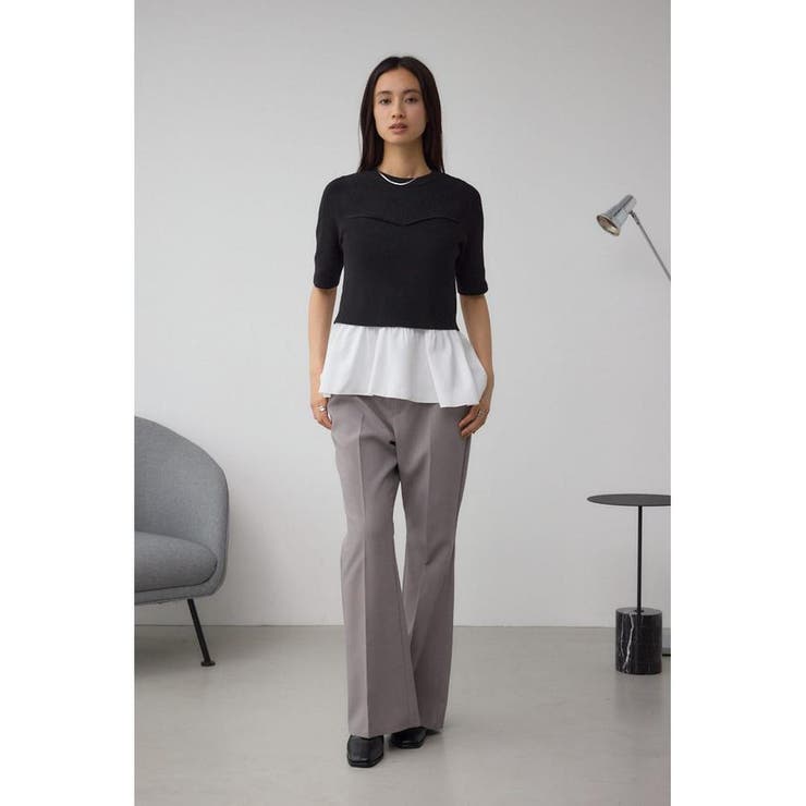 ペプラムインナーセットニット | AZUL BY MOUSSY | 詳細画像4 