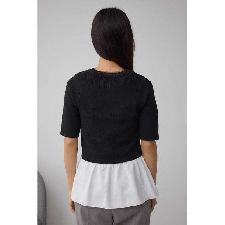 ペプラムインナーセットニット | AZUL BY MOUSSY | 詳細画像7 