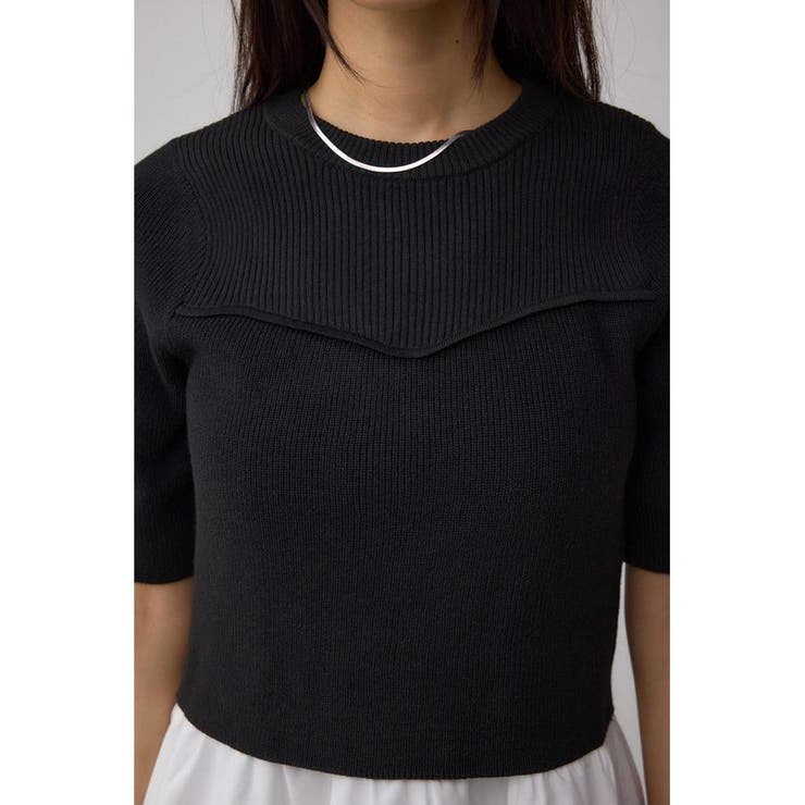 ペプラムインナーセットニット | AZUL BY MOUSSY | 詳細画像8 