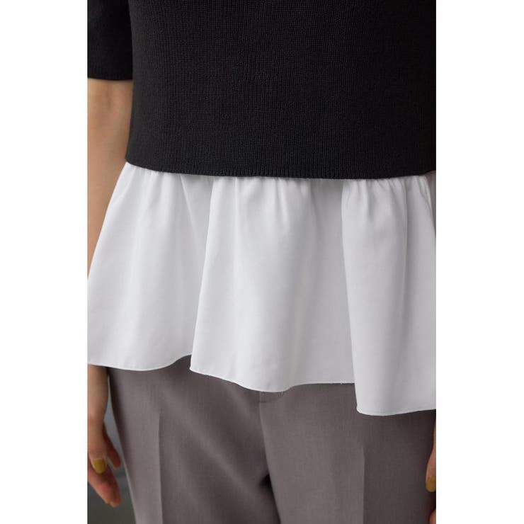 ペプラムインナーセットニット | AZUL BY MOUSSY | 詳細画像11 