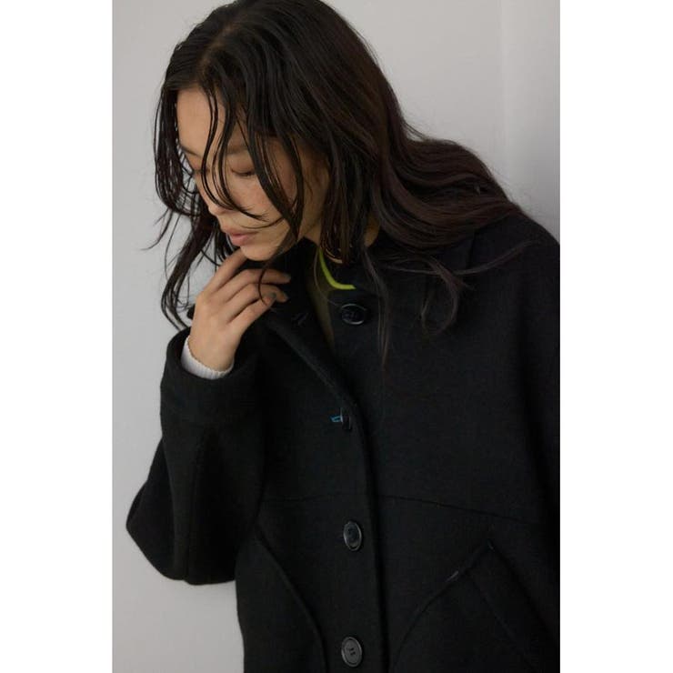 ボリュームスリーブペプラムコート | AZUL BY MOUSSY | 詳細画像3 