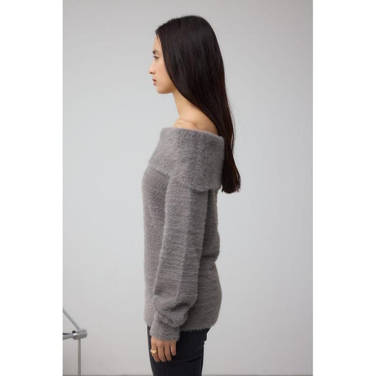 モヘヤライクオフショルダーニット | AZUL BY MOUSSY | 詳細画像28 