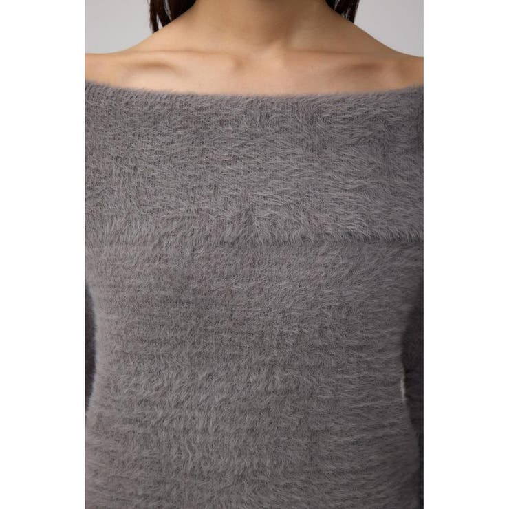 モヘヤライクオフショルダーニット | AZUL BY MOUSSY | 詳細画像30 