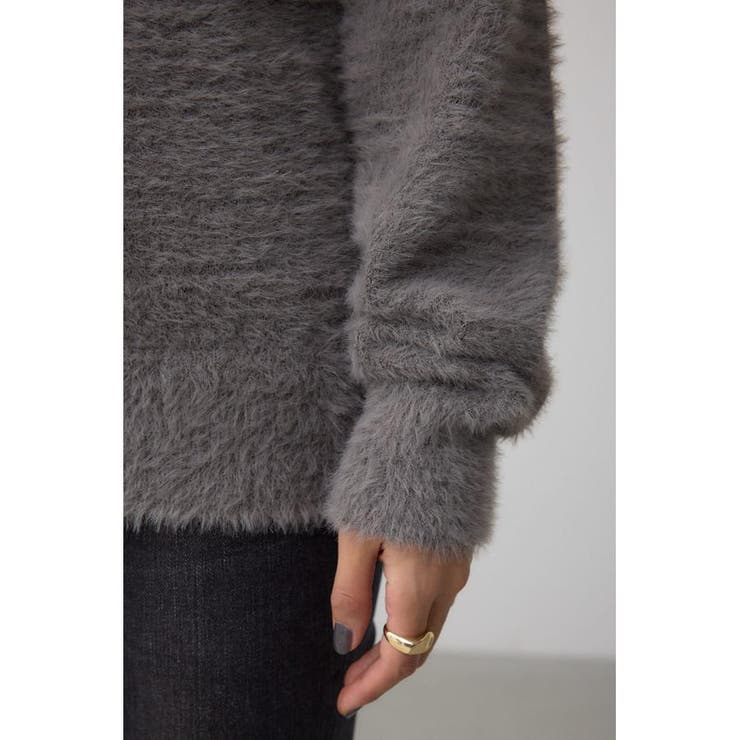 モヘヤライクオフショルダーニット | AZUL BY MOUSSY | 詳細画像33 