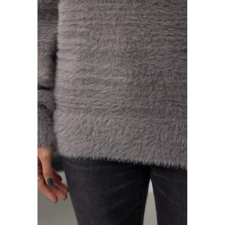 モヘヤライクオフショルダーニット | AZUL BY MOUSSY | 詳細画像34 