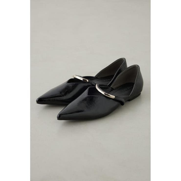 BLK | ルクスメタルポインテッドトゥパンプス | AZUL BY MOUSSY