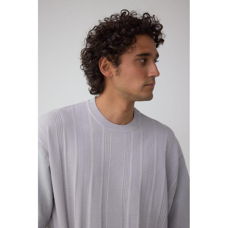 フェイクスウェード切替ニットトップス | AZUL BY MOUSSY | 詳細画像20 