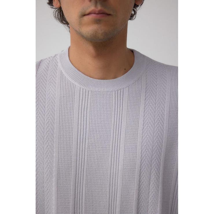 フェイクスウェード切替ニットトップス | AZUL BY MOUSSY | 詳細画像26 