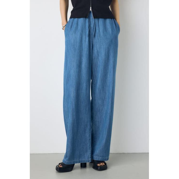 BLU | ライトオンスデニムイージーパンツ | AZUL BY MOUSSY