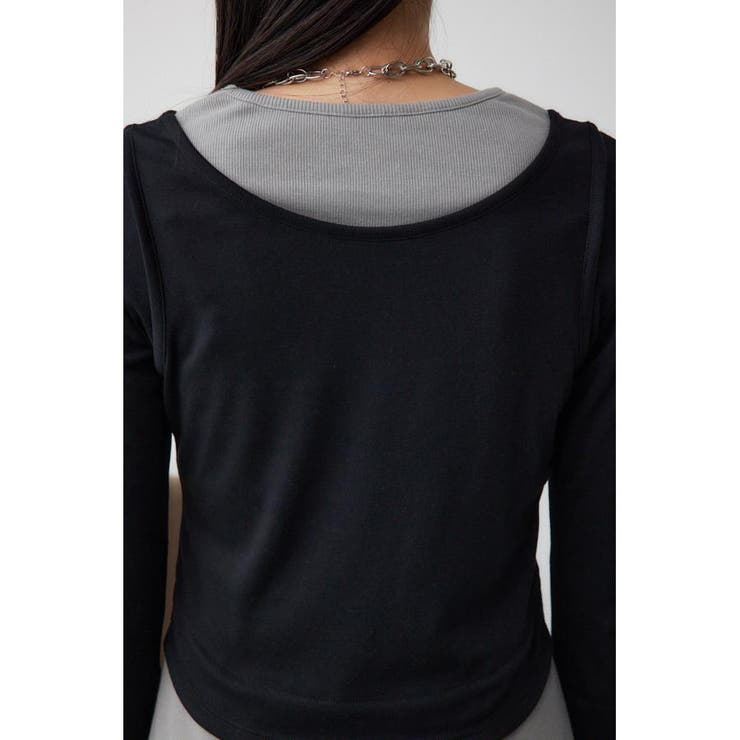 フェイクレイヤードカットロンT | AZUL BY MOUSSY | 詳細画像8 