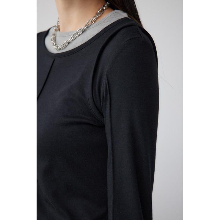 フェイクレイヤードカットロンT | AZUL BY MOUSSY | 詳細画像9 