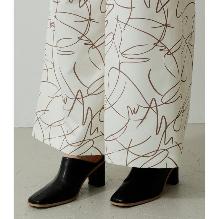 LINE DRAWING PRINT PT | AZUL BY MOUSSY | 詳細画像10 