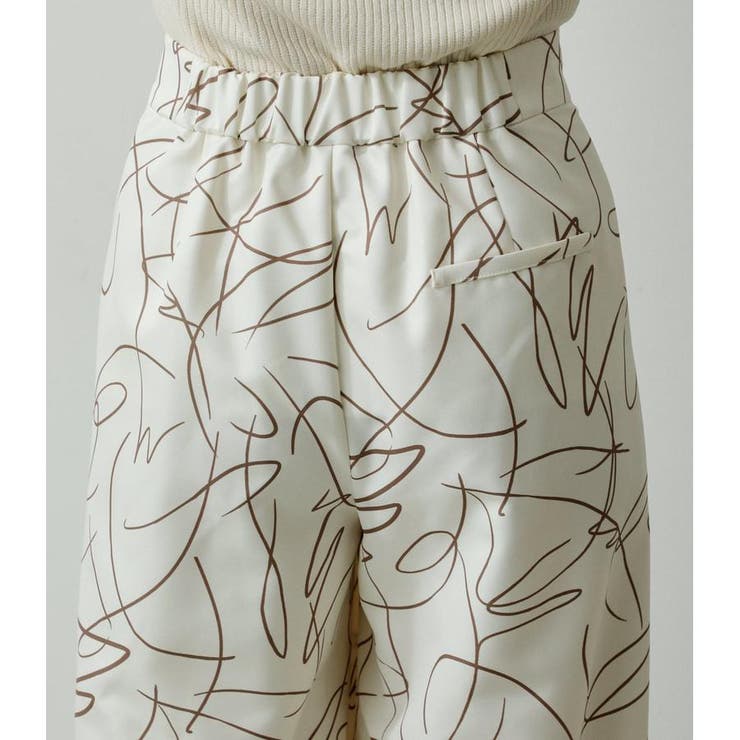 LINE DRAWING PRINT PT | AZUL BY MOUSSY | 詳細画像9 