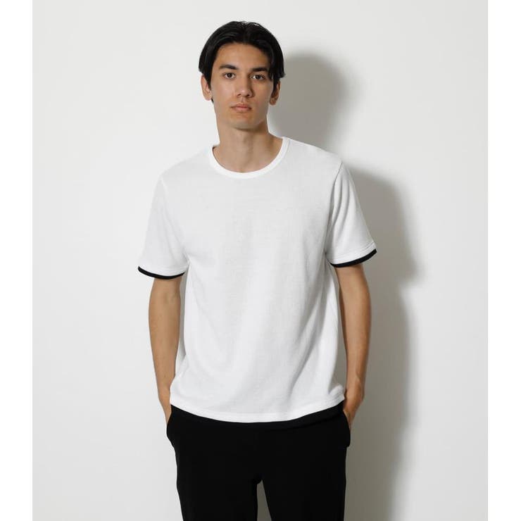 Waffle Layered Tee 品番 Azlw Azul By Moussy アズールバイマウジー のメンズファッション通販 Shoplist ショップリスト